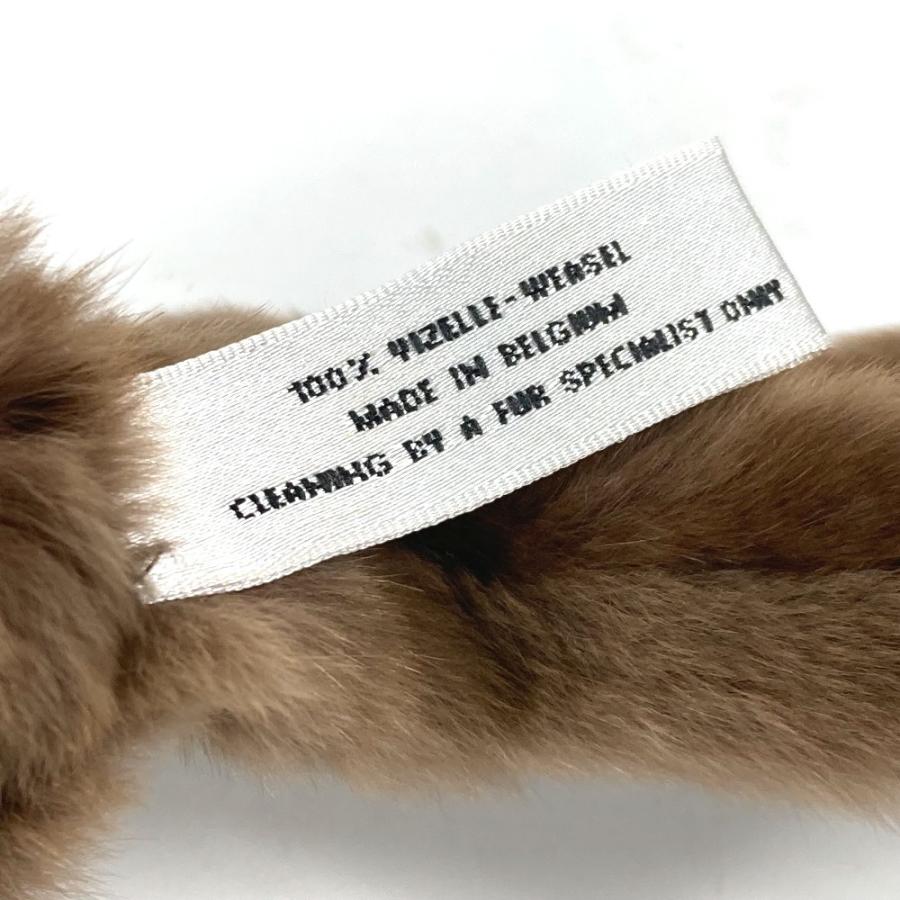 美品 CHANEL シャネル CC ココマーク ファー ネックストラップ ファー ストラップ ブラウン レディース【中古】 | CHANEL | 05