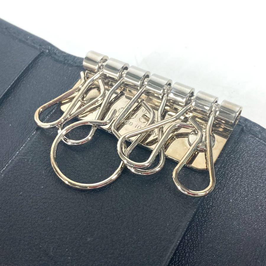 美品 GUCCI グッチ 181680 GG 6連 鍵 6連キーケース グッチシマ キーケース ブラック ユニセックス【中古】 | GUCCI | 06