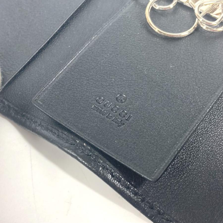 美品 GUCCI グッチ 181680 GG 6連 鍵 6連キーケース グッチシマ キーケース ブラック ユニセックス【中古】 | GUCCI | 07