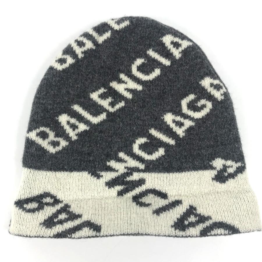 BALENCIAGA ニット帽 ビーニー ブラック ユニセックス 人気☆関税込【BALENCIAGA】Unity Beanie Hat (BALENCIAGA/ニット