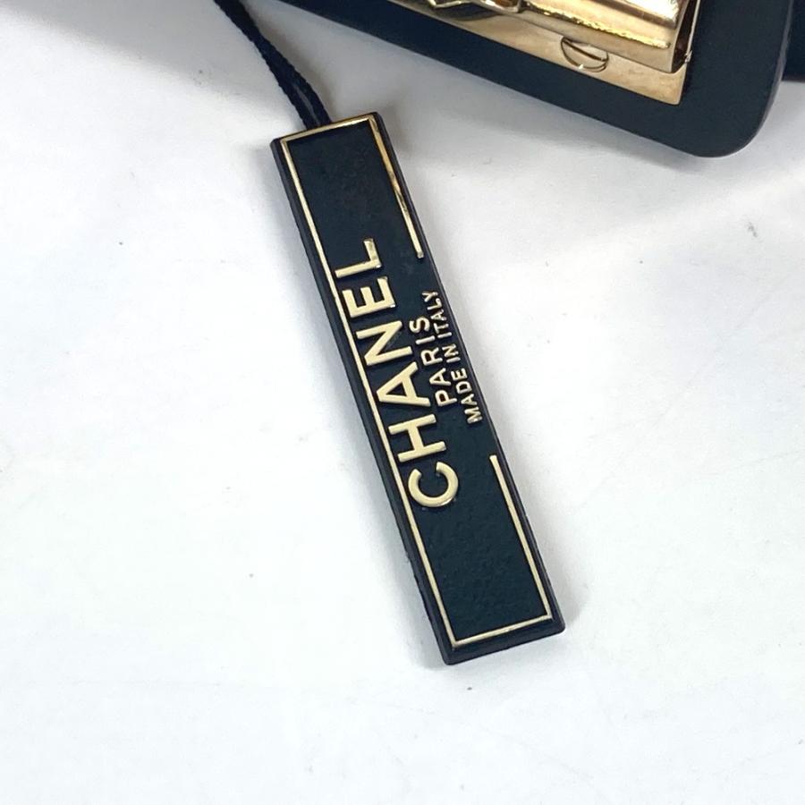 美品 CHANEL シャネル CC ココマーク ロゴ チェーン アクセサリー バックル 02P ベルト ブラック レディース【中古】 | CHANEL | 06
