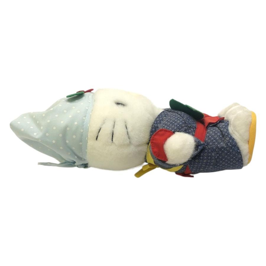 SANRIO サンリオ ハローキティ 静岡限定 茶摘み娘 ぬいぐるみ 人形 ご当地キティ ぬいぐるみ ホワイト ユニセックス【中古】 | sanrio | 03
