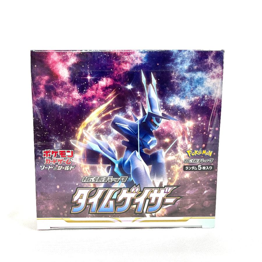 未使用 Nintendo 任天堂 ソード＆シールド 拡張パック タイムゲイザー ボックス 未開封シュリンク付 ポケモンカード カードゲーム【中古】 | 
