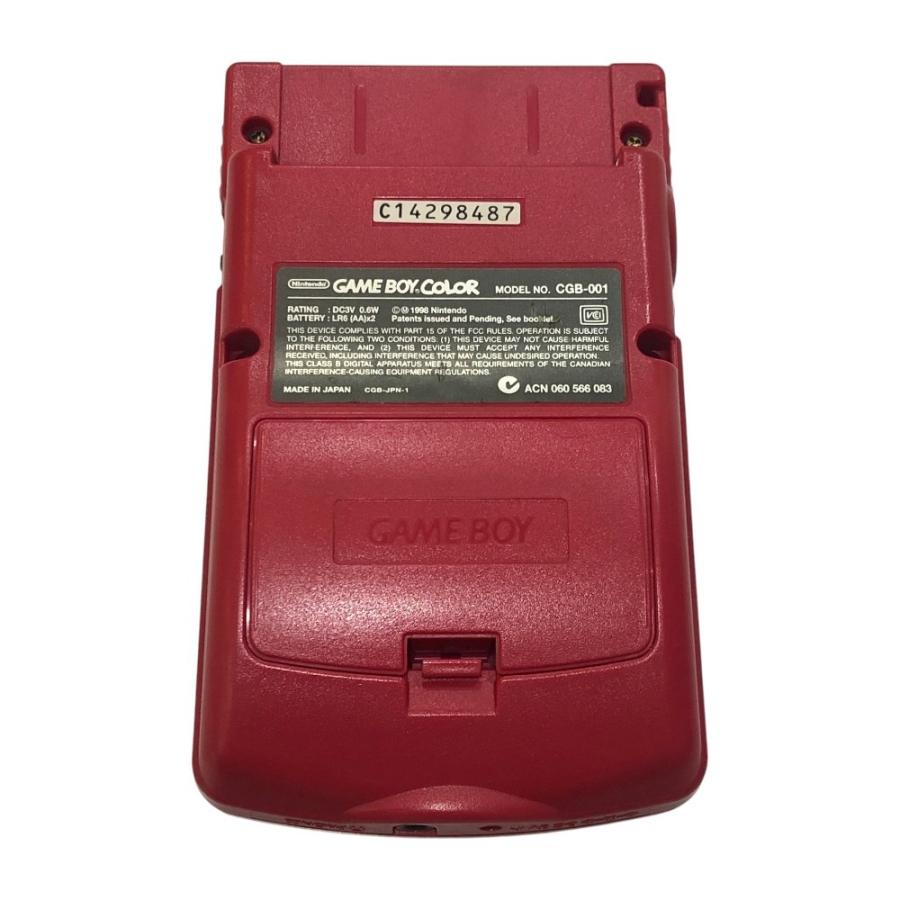Nintendo 任天堂 CGB-001 GAMEBOY COLOR ゲームボーイ カラー ゲーム機 本体 ニンテンドー ホビー レッド ユニセックス【中古】 |  | 02