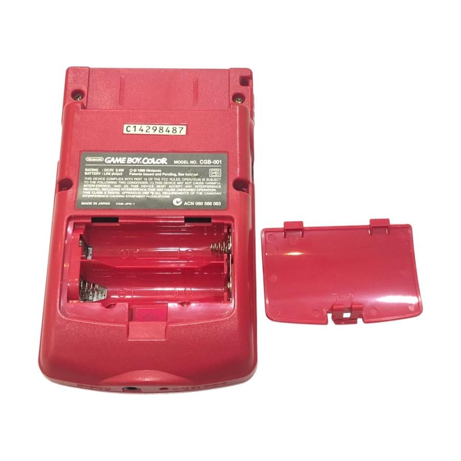 Nintendo 任天堂 CGB-001 GAMEBOY COLOR ゲームボーイ カラー ゲーム機 本体 ニンテンドー ホビー レッド ユニセックス【中古】 |  | 03