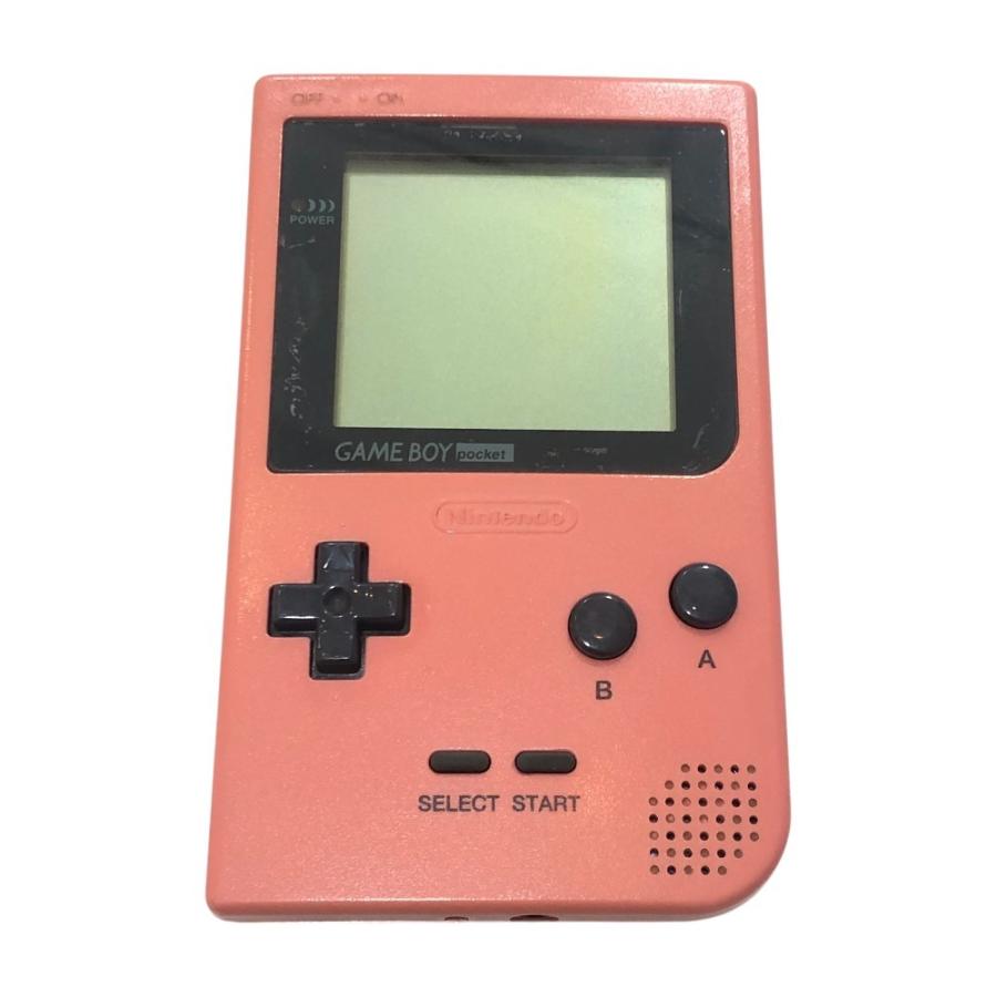 Nintendo 任天堂 MGB-001 GAMEBOY pocket ゲームボーイ ポケット ゲーム機 本体 ニンテンドー ホビー ピンク ユニセックス【中古】 | 
