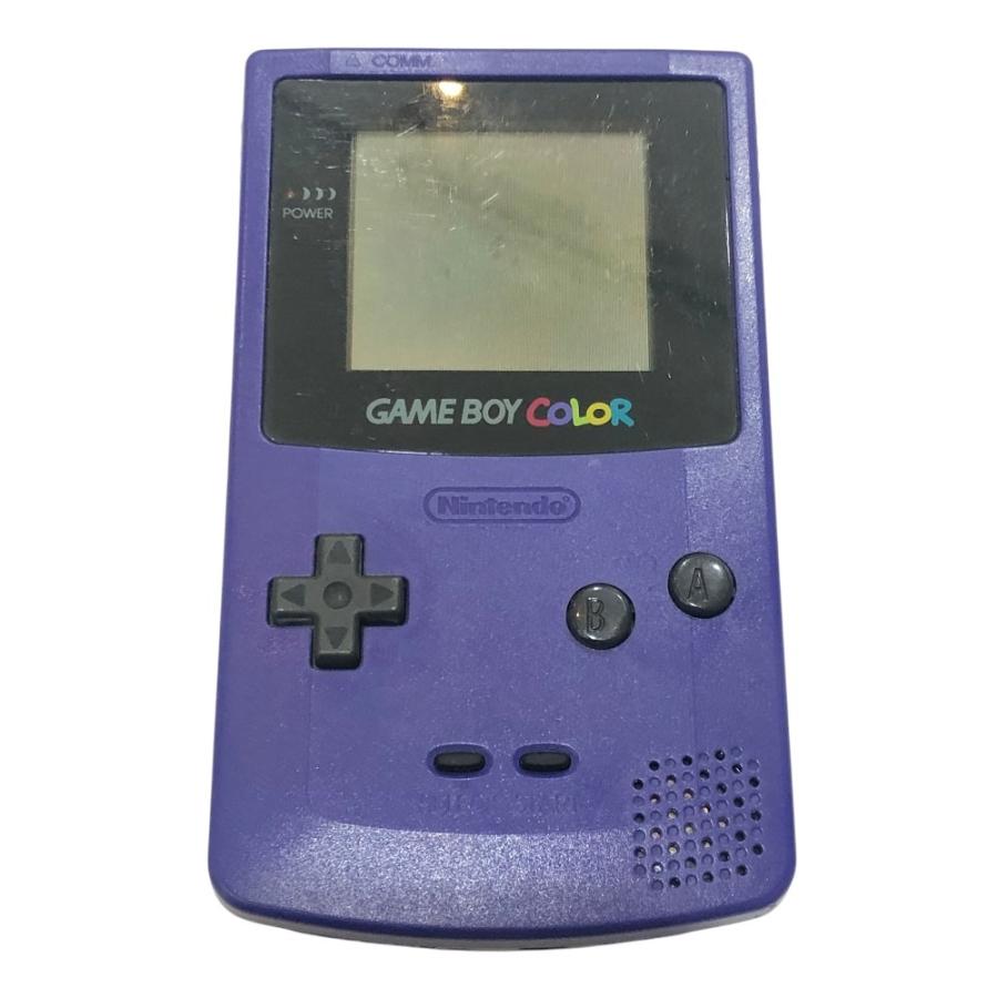 Nintendo 任天堂 CGB-001 GAMEBOY COLOR ゲームボーイ カラー ゲーム機 本体 ニンテンドー ホビー パープル ユニセックス【中古】 | 