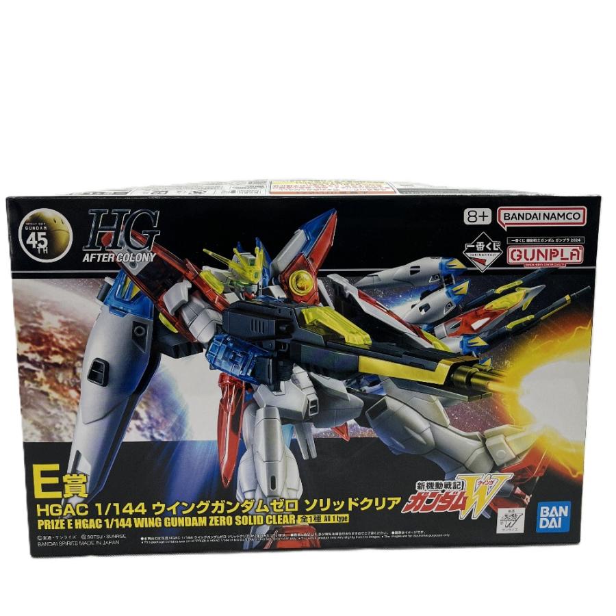 未使用 BANDAI バンダイ ウイングガンダムゼロ ソリッドクリア 1番くじ HGAC 1/144 E賞 プラモデル ユニセックス【中古】 | 