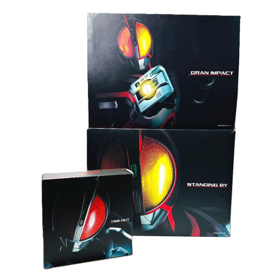 BANDAI バンダイ 仮面ライダーファイズ  ホビー 変身ベルト 3点セット CSM デルタギア ファイズアクセル シルバー メンズ【中古】 | 