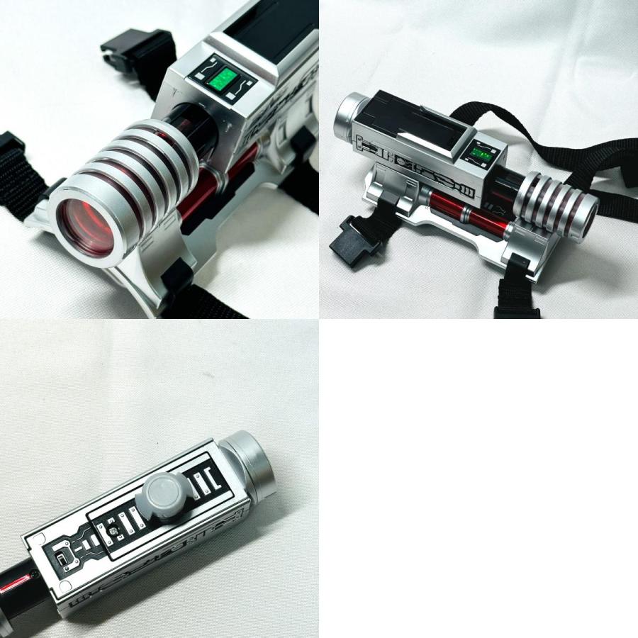 BANDAI バンダイ 仮面ライダーファイズ  ホビー 変身ベルト 3点セット CSM デルタギア ファイズアクセル シルバー メンズ【中古】 |  | 09