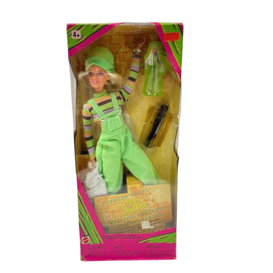 MATTEL マテル バービー 着せ替え人形  ホビー エクストリーム・グリーン ティーン・スキッパー 人形 グリーン レディース【中古】 |  | 01
