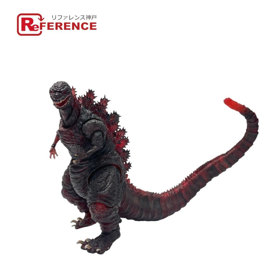 BANDAI バンダイ ゴジラ オブジェ 置物 ホビー S.H.MonsterArts ゴジラ (2016) 第4形態 夜間戦闘Ver. フィギュア ブラック メンズ【中古】 | 