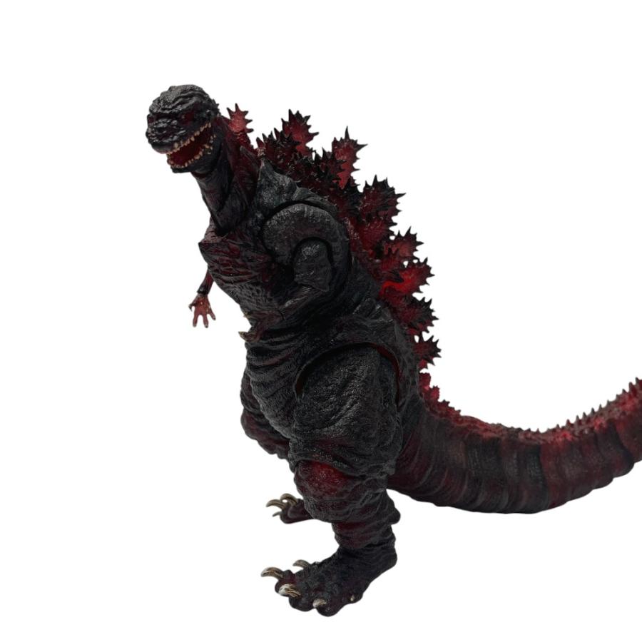 BANDAI バンダイ ゴジラ オブジェ 置物 ホビー S.H.MonsterArts ゴジラ (2016) 第4形態 夜間戦闘Ver. フィギュア ブラック メンズ【中古】 |  | 01