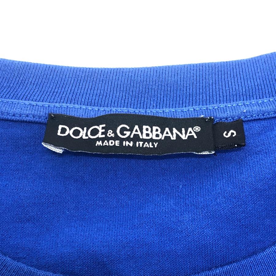 DOLCE&GABBANA ドルチェアンドガッバーナ G8PB8T HU7MA フロントビックDG 半袖 トップス アパレル Tシャツ 半袖Ｔシャツ ブルー 【中古】 |  | 04
