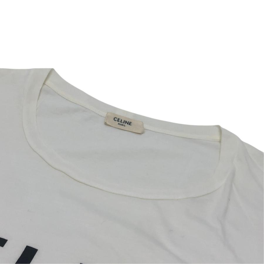 CELINE セリーヌ 2X308916G クラシックTシャツ アパレル トップス フロントロゴ 半袖Ｔシャツ ホワイト レディース【中古】 | CELINE | 02