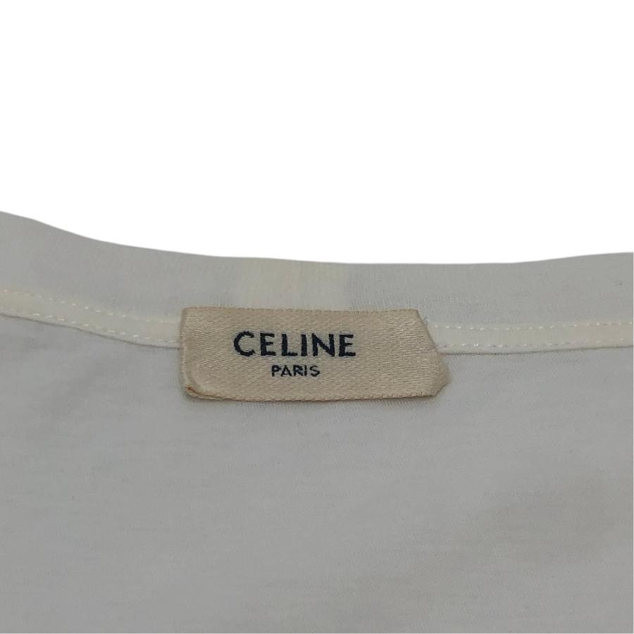 CELINE セリーヌ 2X308916G クラシックTシャツ アパレル トップス フロントロゴ 半袖Ｔシャツ ホワイト レディース【中古】 | CELINE | 04