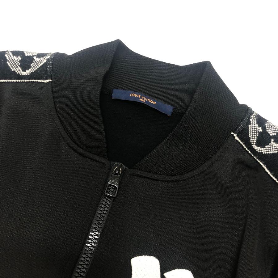 LOUIS VUITTON ルイヴィトン RM212 ZSC HLY92W LVフラワーバンド トラックジャケット アパレル 21AW ジャケット ブラック メンズ【中古】 | LOUIS VUITTON | 02