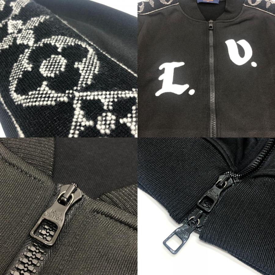 LOUIS VUITTON ルイヴィトン RM212 ZSC HLY92W LVフラワーバンド トラックジャケット アパレル 21AW ジャケット ブラック メンズ【中古】 | LOUIS VUITTON | 08