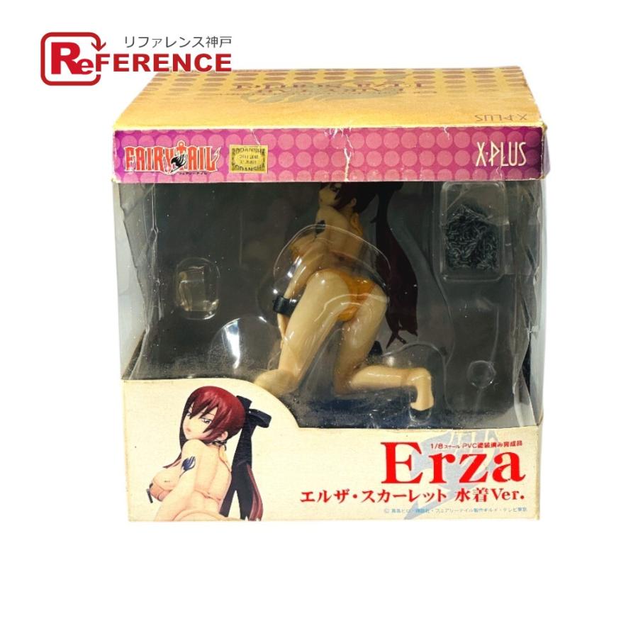 エルザ・スカーレット ホビー X-PLUS(エクスプラス)FAIRY TAIL 1/8 エルザ・スカーレット 水着Ver. フィギュア レッド メンズ【中古】 | 