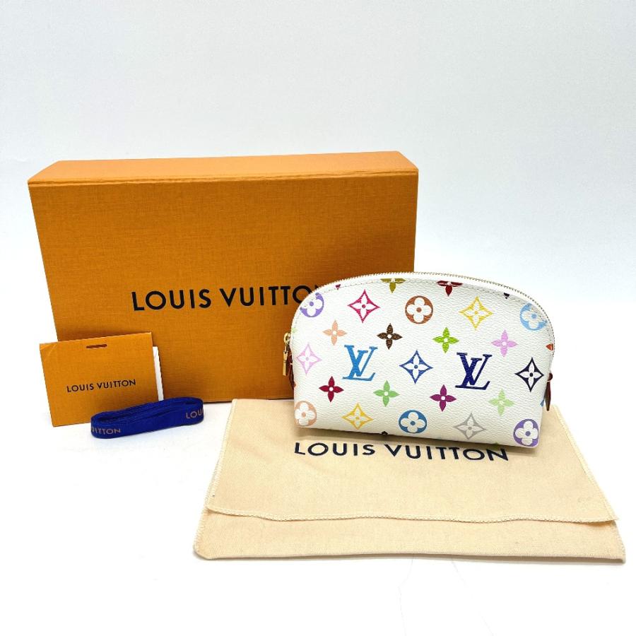 新品 LOUIS VUITTON ルイヴィトン Ｍ13744 ポシェットコスメティック PM ポーチ 小物入れ LV × TM 村上隆コラボ   ブロン【新品】 | LOUIS VUITTON | 07