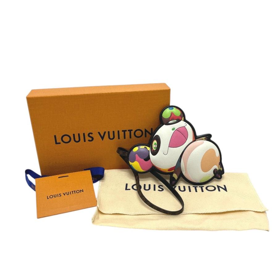 新品 LOUIS VUITTON ルイヴィトン M02440 バッグチャーム・スーパーフラット パンダキーホルダー LV × TM 村上隆コラボ  【新品】 | LOUIS VUITTON | 08