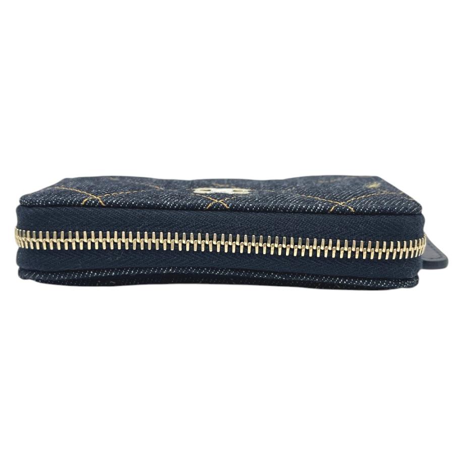 未使用 CHANEL シャネル AP0216 クラシック ジップ コインパース 財布 ウォレット マトラッセ コインケース ブルー メンズ【中古】 | CHANEL | 02