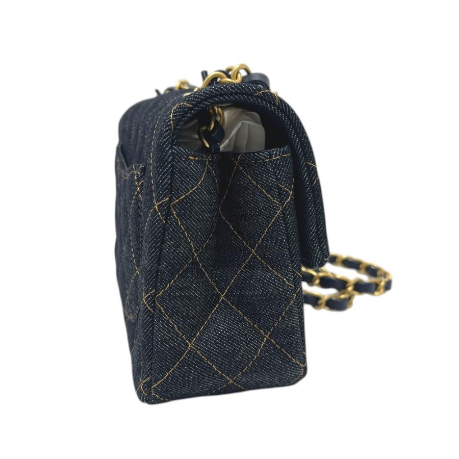 未使用 CHANEL シャネル A69900 マトラッセミニ マトラッセ20 シングルチェーン カバン  ショルダーバッグ インディゴブルー 【中古】 | CHANEL | 02