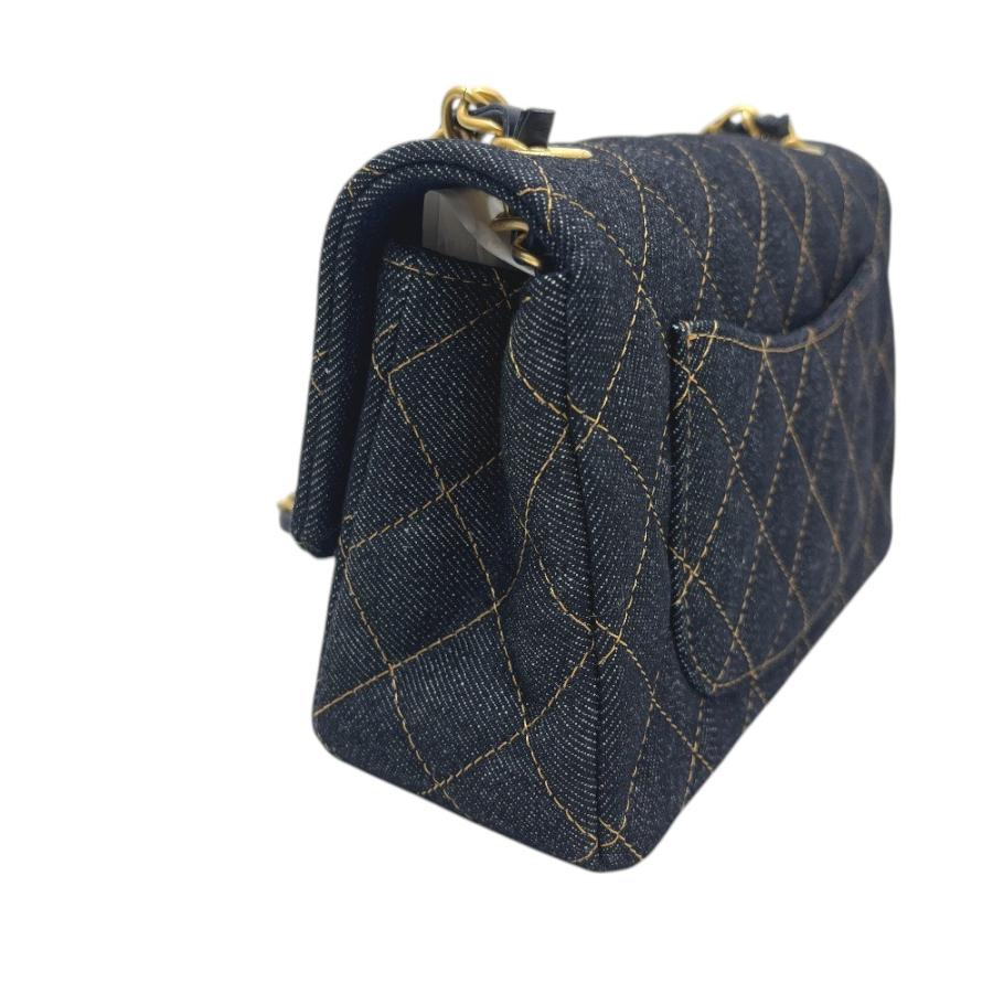 未使用 CHANEL シャネル A69900 マトラッセミニ マトラッセ20 シングルチェーン カバン  ショルダーバッグ インディゴブルー 【中古】 | CHANEL | 03