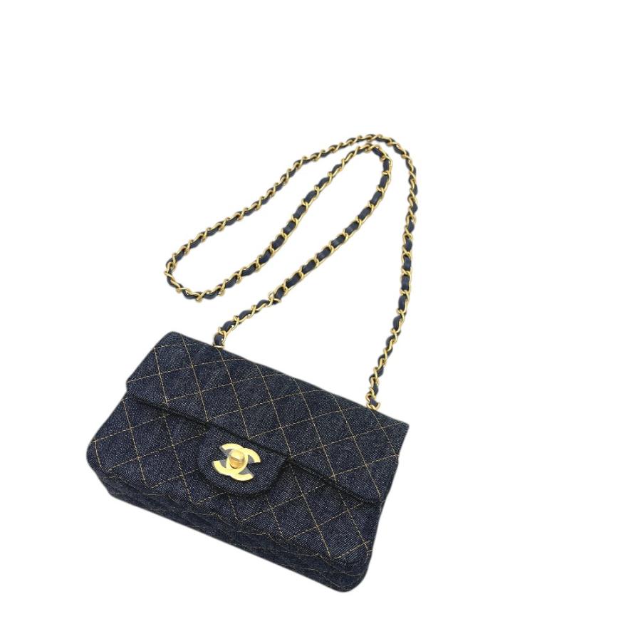 未使用 CHANEL シャネル A69900 マトラッセミニ マトラッセ20 シングルチェーン カバン  ショルダーバッグ インディゴブルー 【中古】 | CHANEL | 04