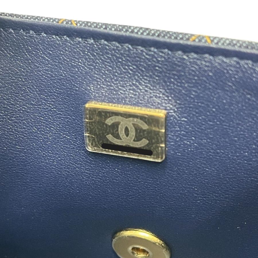 未使用 CHANEL シャネル A69900 マトラッセミニ マトラッセ20 シングルチェーン カバン  ショルダーバッグ インディゴブルー 【中古】 | CHANEL | 08