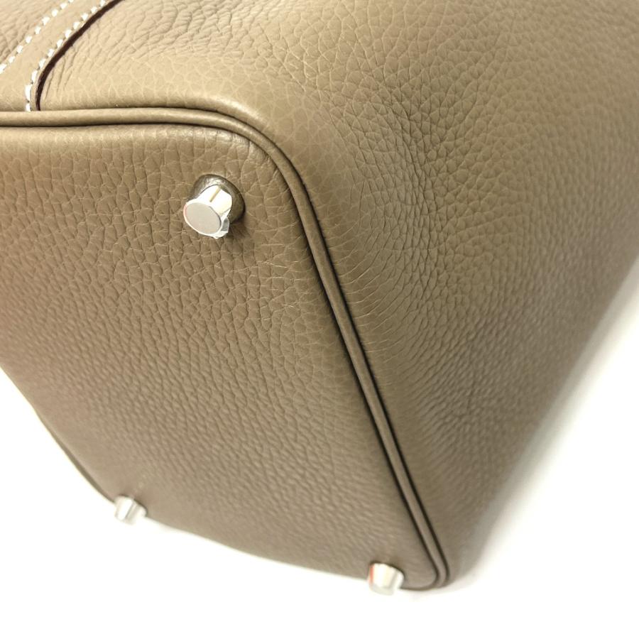 未使用 HERMES エルメス 056289CK ピコタンロックPM ピコタンロック PM カバン ハンドバッグ エトゥープ SV金具 レディース【中古】 | HERMES | 05