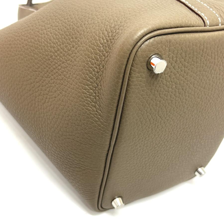未使用 HERMES エルメス 056289CK ピコタンロックPM ピコタンロック PM カバン ハンドバッグ エトゥープ SV金具 レディース【中古】 | HERMES | 06