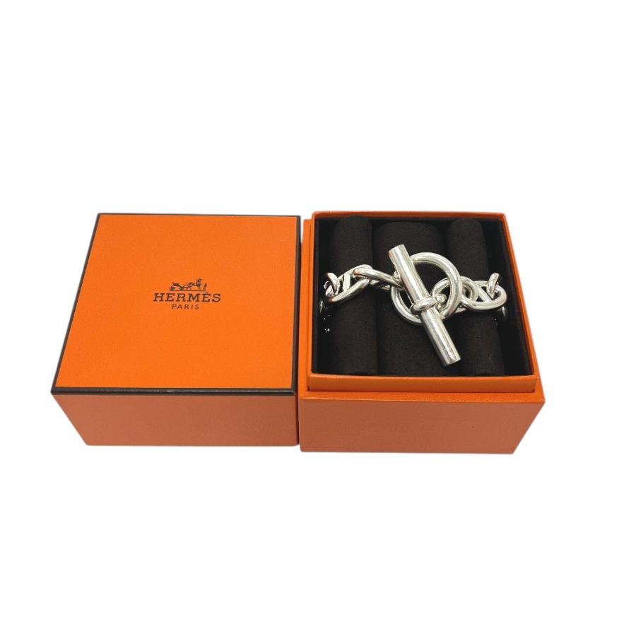 新品 HERMES エルメス H101995B シェーヌダンクル TGM 12コマ ブレスレット シルバー メンズ【新品】 | HERMES | 08