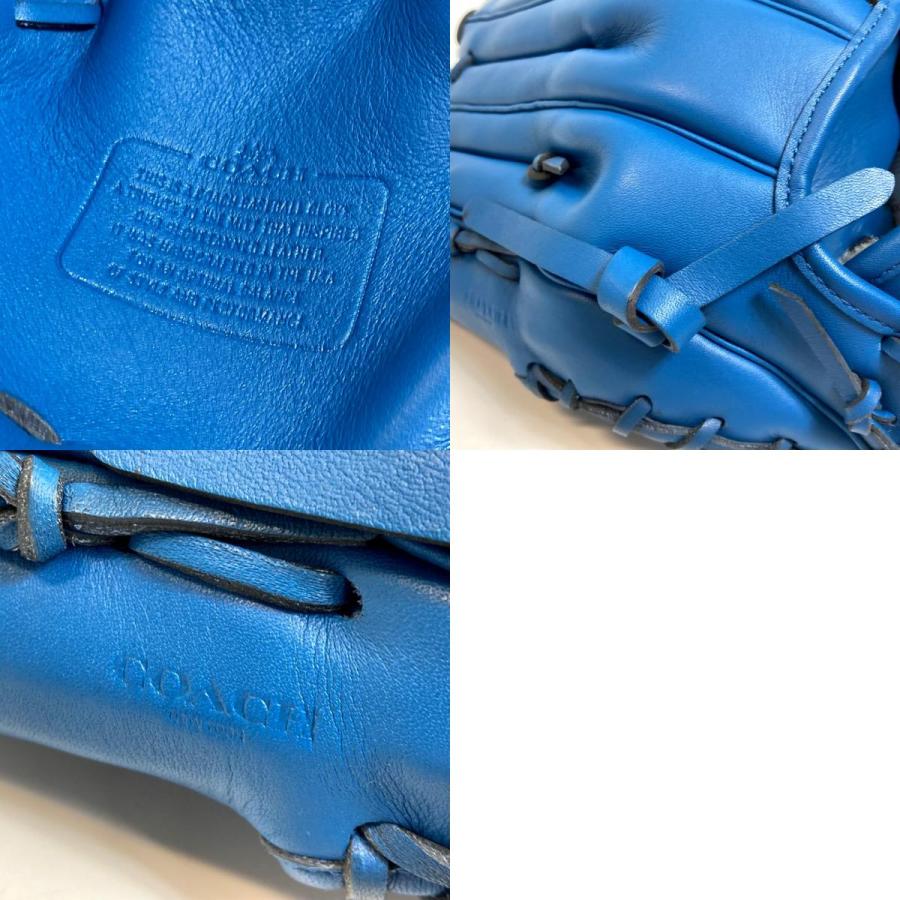 COACH コーチ 55699 スポーツ用品 野球 グローブ ベースボール グローブ レザー ブルー メンズ【中古】未使用 | COACH | 09