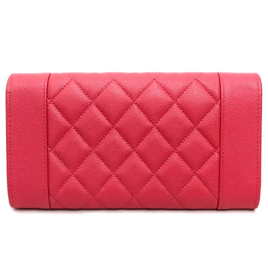 美品 CHANELシャネル A80971 2つ折り長財布 CC マドモアゼル 長財布 