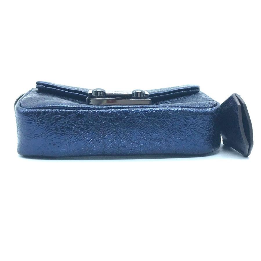 Anya Hindmarch アニヤハインドマーチ Tiny Tim タイニー ティム メタリック コンパクト 2wayバッグ ブルー系 レディース 中古 G 0310 4 リファレンス コレクション 通販 Yahoo ショッピング