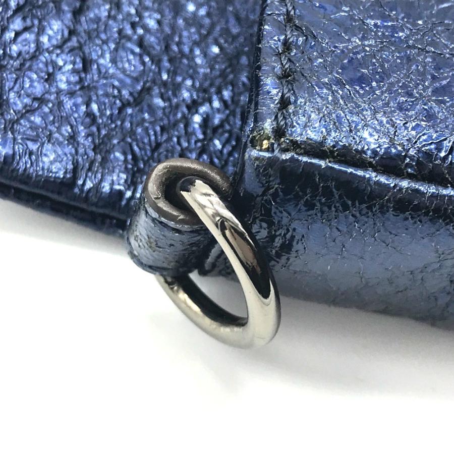 Anya Hindmarch アニヤハインドマーチ Tiny Tim タイニー ティム メタリック コンパクト 2wayバッグ ブルー系 レディース 中古 G 0310 4 リファレンス コレクション 通販 Yahoo ショッピング