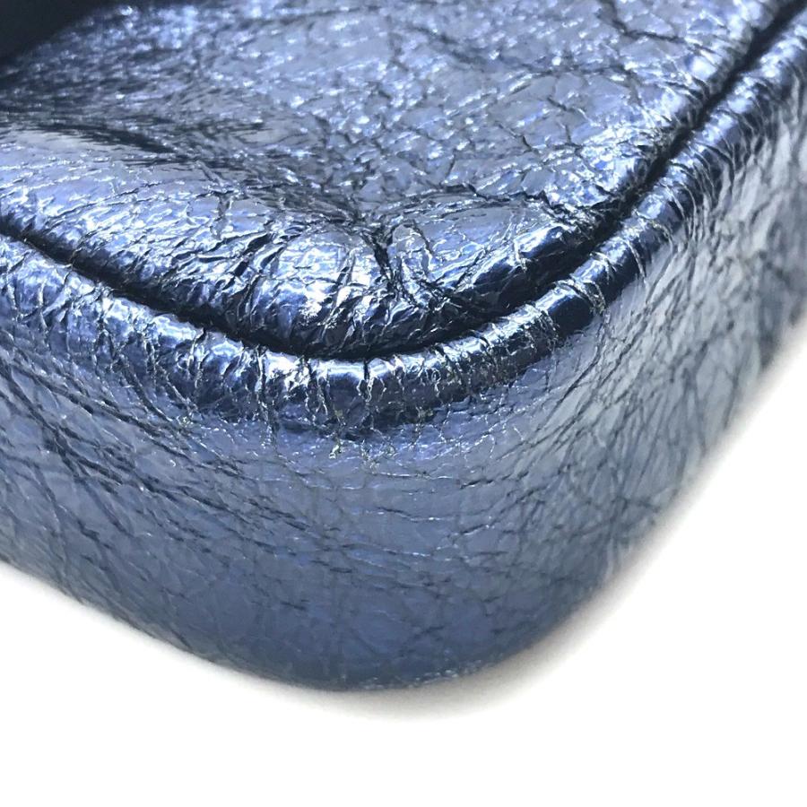Anya Hindmarch アニヤハインドマーチ Tiny Tim タイニー ティム メタリック コンパクト 2wayバッグ ブルー系 レディース 中古 G 0310 4 リファレンス コレクション 通販 Yahoo ショッピング