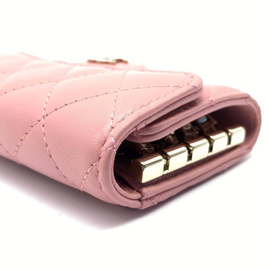 Chanel シャネル A マトラッセ Cc ココマーク キーケース ピンク ゴールド金具 レディース 中古 G 0525 47 リファレンス コレクション 通販 Yahoo ショッピング