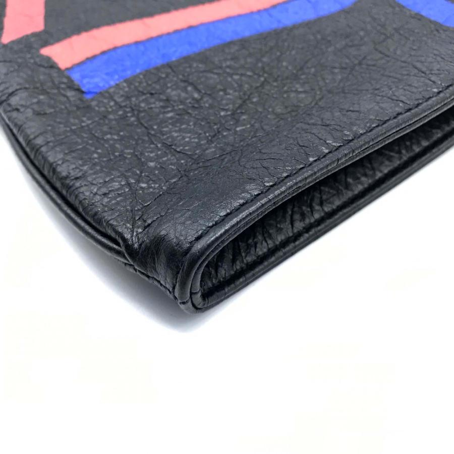 未使用 BALENCIAGA バレンシアガ 535334 エクスプローラー グラフィティペイント クラッチバッグ レザー | BALENCIAGA | 05