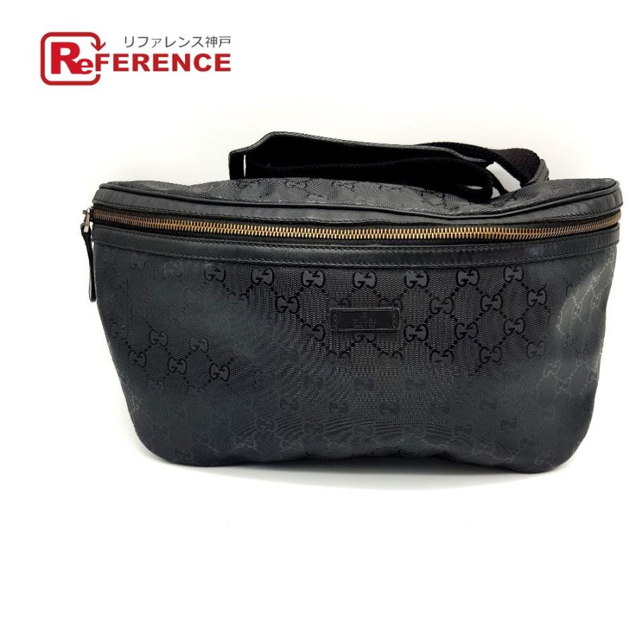 Gucci グッチ ウエストポーチ Ggインプリメ ボディバッグ ブラック メンズ 中古 G 0725 1 リファレンス コレクション 通販 Yahoo ショッピング