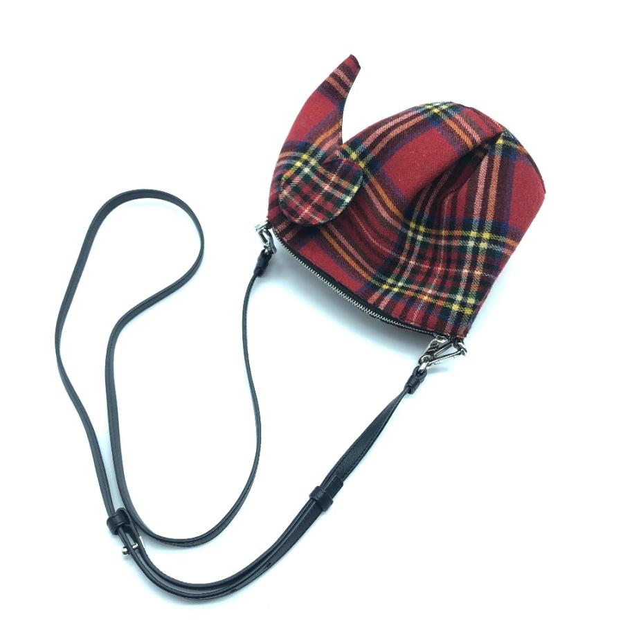 LOEWE エレファントミニバッグ ショルダーバッグ チェック柄 LOEWE エレファントミニバッグ ショルダーバッグ チェック柄