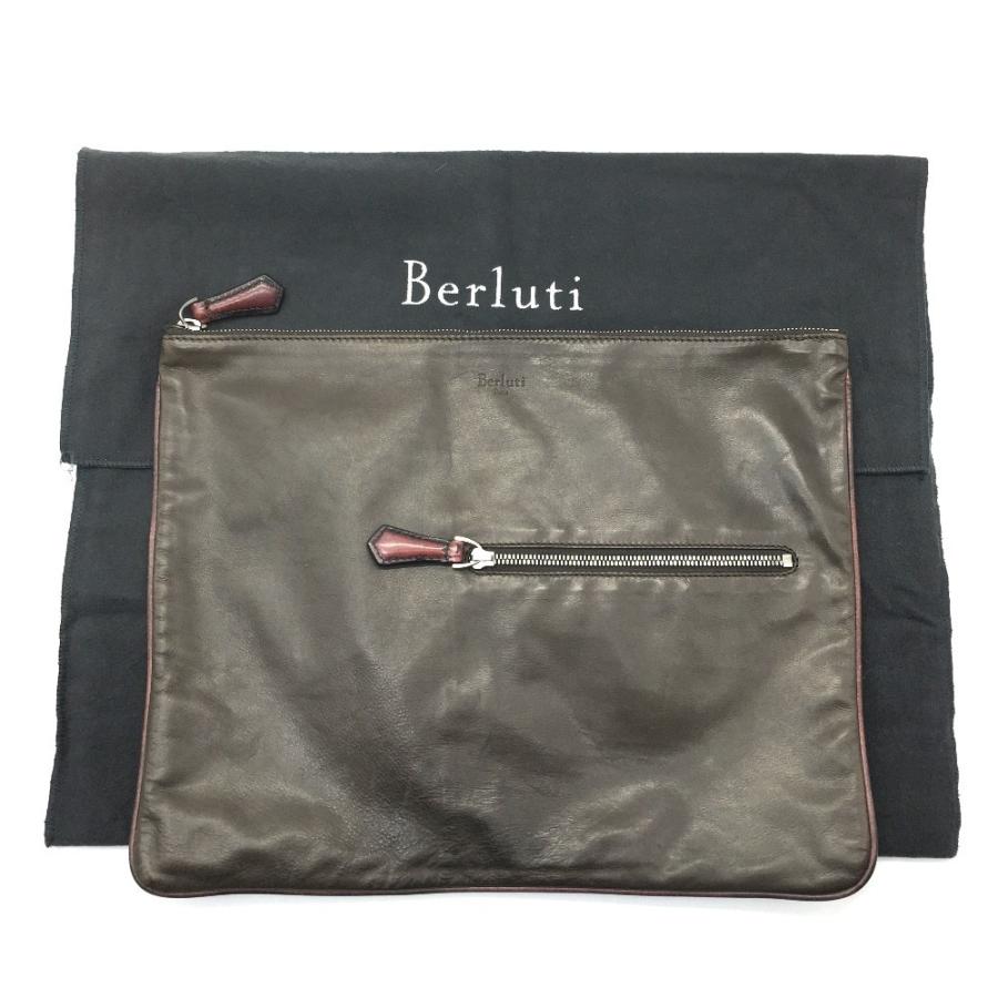 Berluti ベルルッティ ファスナー インサイド カリグラフィ セカンドバッグ クラッチバッグ レザー メンズ ブラウン系 |  | 10