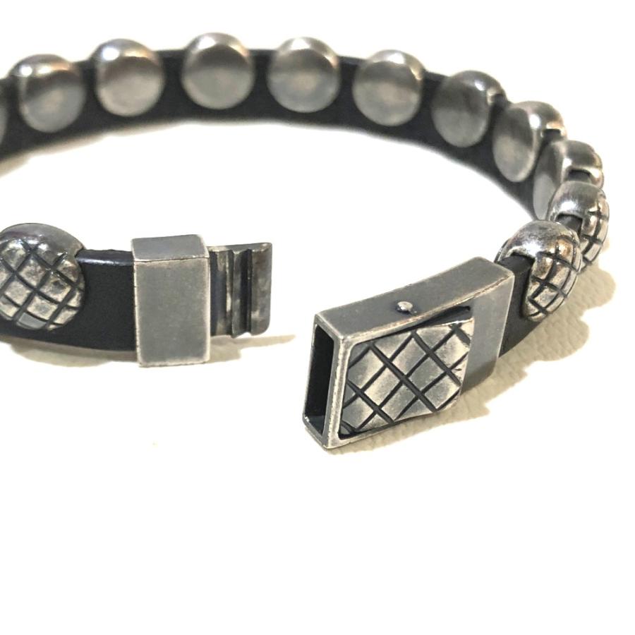 BOTTEGA VENETA ボッテガヴェネタ イントレチャート 小物 ブレスレット AG925 / レザー メンズ |  | 01