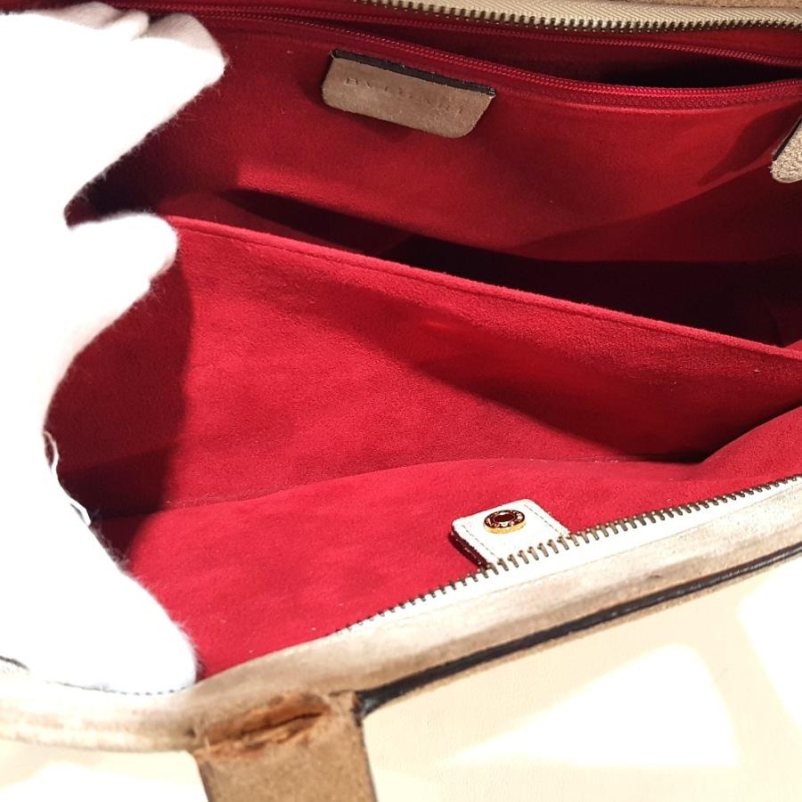 BVLGARI ブルガリ ブルガリブルガリ 2WAY ショルダーバッグ トートバッグ スエード レディース ベージュ×ゴールド金具 | BVLGARI | 12