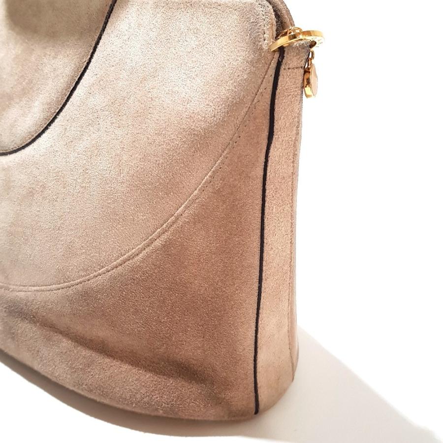 BVLGARI ブルガリ ブルガリブルガリ 2WAY ショルダーバッグ トートバッグ スエード レディース ベージュ×ゴールド金具 | BVLGARI | 03