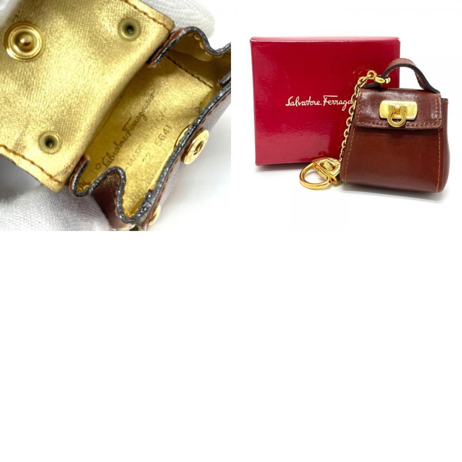 Salvatore Ferragamo サルヴァトーレフェラガモ バッグモチーフ ガンチーニ バッグチャーム レザー |  | 09