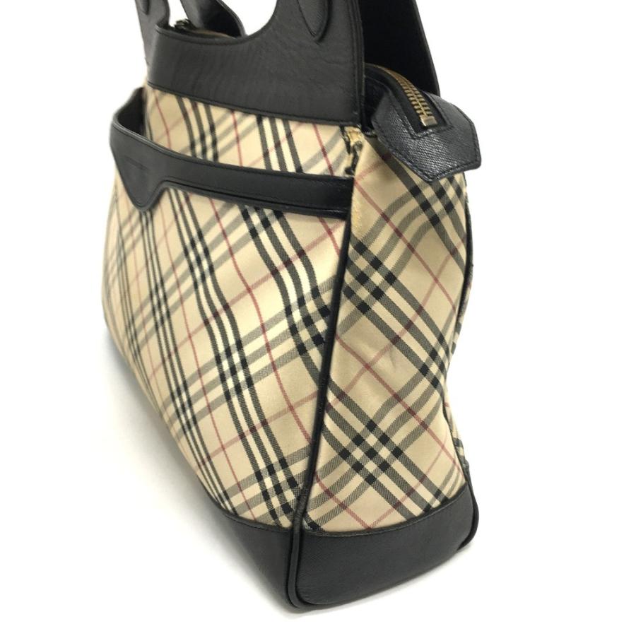 BURBERRY バーバリー ノヴァチェック トート セミショルダーバッグ 通学 PVC/レザー レディース ベージュ | BURBERRY | 02