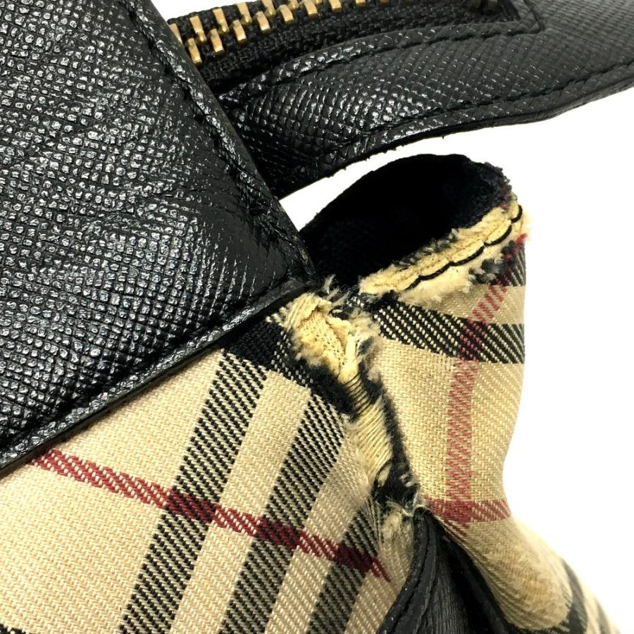 BURBERRY バーバリー ノヴァチェック トート セミショルダーバッグ 通学 PVC/レザー レディース ベージュ | BURBERRY | 04