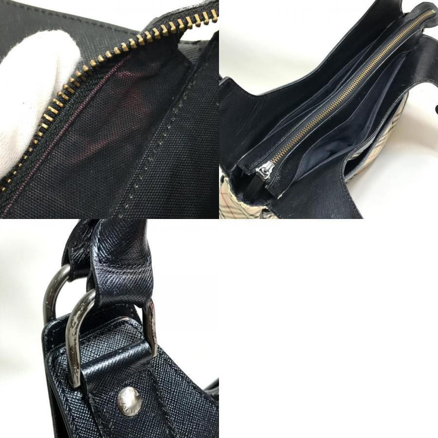 BURBERRY バーバリー ノヴァチェック トート セミショルダーバッグ 通学 PVC/レザー レディース ベージュ | BURBERRY | 09